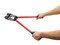 Pinza Ponchadora Precision PST-H01-010 para crimpar terminales, para cables de calibres 8 AWG a 4/0 AWG. Color Rojo.