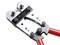 Pinza Ponchadora Precision PST-H01-010 para crimpar terminales, para cables de calibres 8 AWG a 4/0 AWG. Color Rojo.