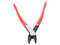 Pinza Ponchadora Precision PST-H010-08 para cortar y crimpar terminales Aislados y no aislados. Color Rojo.