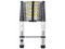Escalera Telescópica PRECISION de Aluminio de 3.8 Metros de Altura, Capacidad de carga hasta 150 kg