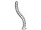 Organizador de cables Redleaf RLC-2, 15 vertebras, 31.5