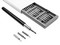 Set de Desarmador SAXXON YUMBE, con 24 Puntas Intercambiables, Color Negro.