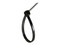 Cinchos sujeta cables Steren TY25 de 19cm, 100 piezas. Color Negro.