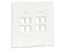 Placa frontal Tripplite N080-208 keystone de 8 puertos TAA. Color Blanco.