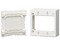 Caja de pared Tripplite N080-SMB2-WH, instalación en superficie. Color Blanco.