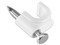 Grapa de pared TCE LMG-NCC con diámetro interno de 7 mm y altura de 8.7 mm. Color blanco. Bolsa con 100 piezas.