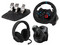 Kit Gamer Incluye: Volante Logitech G29 Driving Force compatible con PC (USB), PlayStation 3, 4 y 5,  Palanca de cambios Logitech Driving Force y Audífonos Gamer con Micrófono Logitech G433.