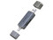 Lector de Memorias Flash Acteck Gatex Read CR625, Entrada USB Tipo C, USB Tipo A, Ranura SD y MicroSD, Conexión Dual USB Tipo A y C. Color Plata.