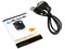 Combo Acteck Black Connect ACR580 Lector de Memorias y Hub de 3 Puertos USB 