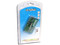 Lector de Memorias Externo Alaska 6 en 1, Lee y Graba en Memorias Flash, USB 2. Color Azul Transparente
