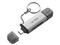 Lector de Tarjetas 2 en 1 Hiksemi HS-HUB-CR01, Soporta SD y Micro SD, USB y USB Tipo C. Color Gris.