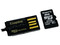 Lector de tarjetas MicroSD USB 2.0. Incluye Memoria MicroSD de 2GB