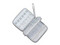 Funda Organizadora de Cables BRobotix, Bolsillos para USB, Tarjetas SD o MicroSD. Color Gris.