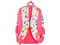 Mochila Escolar Perfect Choice Brooklyn PC-085317, Diseño de Flores, Múltiples Compartimientos. Color Blanco y Rosa.