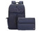Kit de Mochila Perfect Choice Twinny PC-911159, Incluye Funda para Laptops. Color Azul.