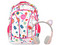 Kit Perfect Choice PC-911913 Mochila Brooklyn Flores y Audífonos Catto, Bluetooth, Auxiliar 3.5mm, Micro USB, Color Rosa.