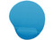 Mouse Pad Brobotix con reposa muñecas de gel de 23 x 20 cm. Color Celeste.