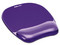 Mouse Pad Fellowes con reposa muñecas de Gel. Color Morado.