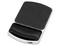 Mouse Pad ergonómico Fellowes 91741 con reposa muñecas de gel. Color Negro/Gris.