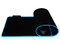 Mouse Pad Gamer Game Factor MPG500 RGB LX extra de 80 x 30 cm. Color Negro.