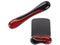 Kit de Reposamuñecas de Gel para Teclado y Mouse, Con Mousepad, Color Negro y Rojo.