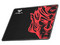 Mouse Pad AULA 8500-0112 de 30 x 25 cm. Color Negro y Rojo.