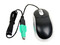 Mouse Óptico AOpen 0-75B Color Negro/Plata, (USB/PS2).