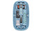 Mouse Óptico Inalámbrico Acteck Aero One MI455A, 3200 DPI, Receptor USB, Bluetooth. Color Azul.