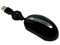 Mini Mouse Acteck AM-360 Óptico, retráctil USB. Color Negro