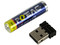 Mini Mouse Acteck AM-320RF Óptico Inalámbrico, USB. Color Negro
