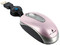 Mini Mouse Acteck AM-220re Óptico, retráctil USB. Color rosa