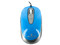 Mini Mouse Acteck AM-220re Óptico, retráctil USB. Color azul