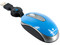 Mini Mouse Acteck AM-220re Óptico, retráctil USB. Color azul