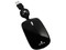 Mouse Acteck AM-420 Óptico, retráctil USB. Color negro