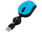 Mini Mouse Acteck AM-400 Óptico, retráctil USB. Color Azul