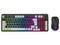 Teclado y Mouse BALAM RUSH 2 en 1 Inalámbrico Squad Conquest Pro KG525, Bluetooth y 2.4 MHz, USB-C, Mouse Óptico 7200 DPI, Teclado 85%, RGB, Recargable, Color Negro.