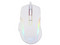 Mouse Óptico Gamer Batauro Balancer PWM3325 , hasta 16000 dpi, Iluminación RGB, USB. Color Blanco.