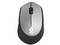 Mouse Óptico Inalámbrico BRobotix, hasta 1000 dpi, Receptor USB. Color Gris/Negro.