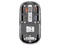 Mouse Inalámbrico BRobotix 6000823, Bateria Recargable, Receptor USB, Transparente.