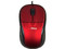 Mouse Easy Line Óptico, USB, Color Rojo.