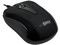 Mini Mouse Óptico Easy Line cable retráctil USB. Color Negro.