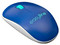 Mouse Óptico Inalámbrico Easy Line, hasta 1000 dpi, receptor USB. Color Azul.