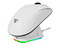 Mouse Óptico Inalámbrico Gamer Game Factor MOW800-WH, Bluetooth, Hasta 26K DPI, Base RGB, Color Blanco.