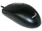 Mouse Genius, 2 botones y scroll, PS/2, Color Negro
