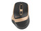 Mouse Ergonómico Getttech Wireless 6D Office, hasta 1600DPI, 6 Botones, Bluetooth, Color Negro con Dorado.