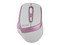 Mouse Ergonómico Getttech Wireless 6D Office, hasta 1600DPI, 6 Botones, Bluetooth, Color Rosa.
