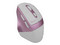 Mouse Ergonómico Getttech Wireless 6D Office, hasta 1600DPI, 6 Botones, Bluetooth, Color Rosa.