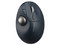 Mouse Kensington TB550 inalámbrico, Trackball, control con pulgar, recargable, diseño ergonómico, color negro. Conectividad Bluetooth y USB.