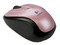 Mouse Logitech V220 Óptico Inalámbrico para Laptop, USB. Color Rosa