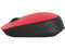 Mouse Óptico Inalámbrico Logitech M170, USB. Color Rojo.